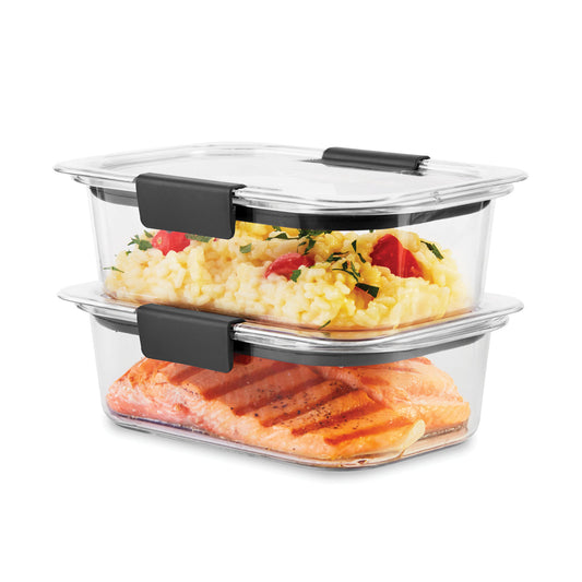 Brilliance™ Medium Food Storage Containers, Rectangle - US 07926
