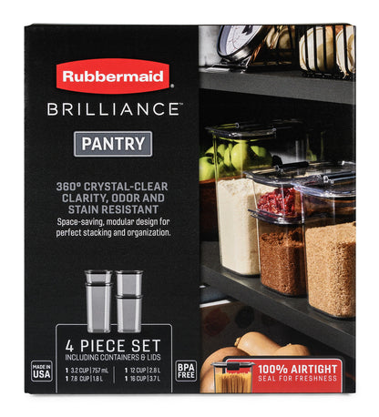 Brilliance™ Pantry Food Storage Container Set, Assorted Sizes - US 07766