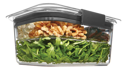Brilliance™ Food Storage Salad Container, Medium Deep, 4.7 Cup, Clear - US 69484
