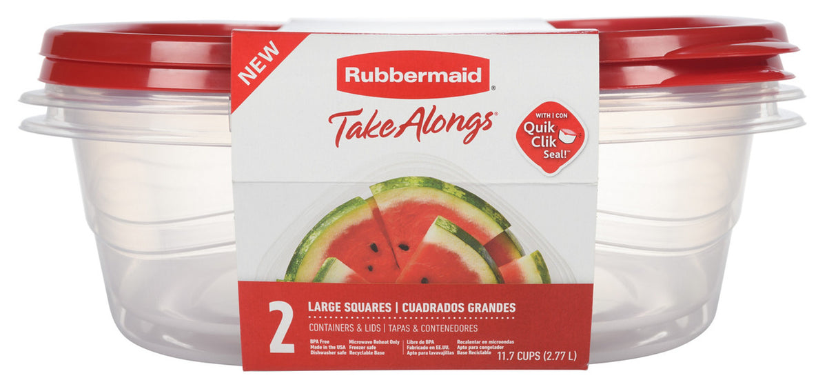 TakeAlongs® Large Square Food Storage Containers, Set of 2 - US 62946