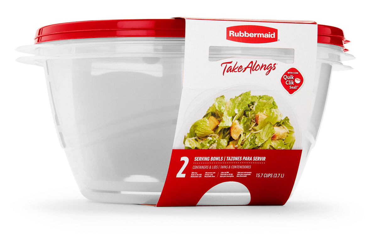 TakeAlongs® Serving Bowl Food Storage Containers, 15.7 Cup, 2 Count - US 60967