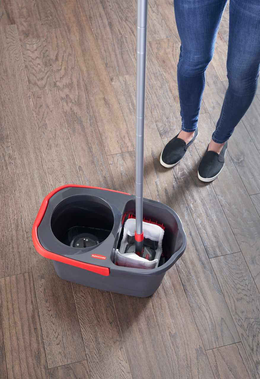 Microfiber Flat Spin Mop and Bucket - US 76138