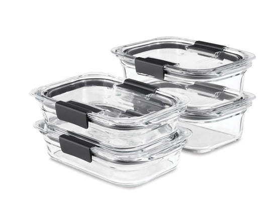 Brilliance™ Glass Food Storage Container, Medium Rectangular Set - US 60545