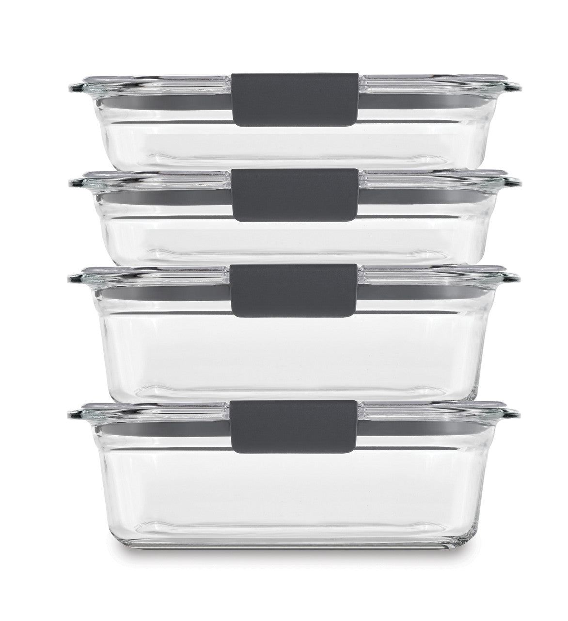 Brilliance™ Glass Food Storage Container, Medium Rectangular Set - US 60545
