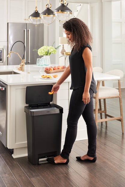 Premier® Series IV Step-On Trash Can - US 48177