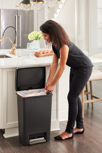 Premier® Series IV Step-On Trash Can - US 48177