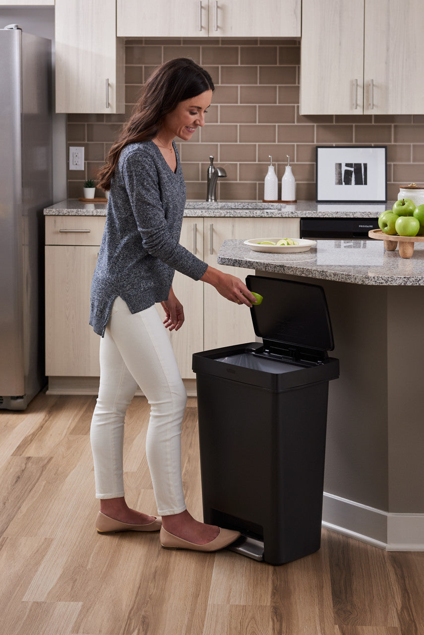Premier® Series II Step-On Trash Can - US 53355
