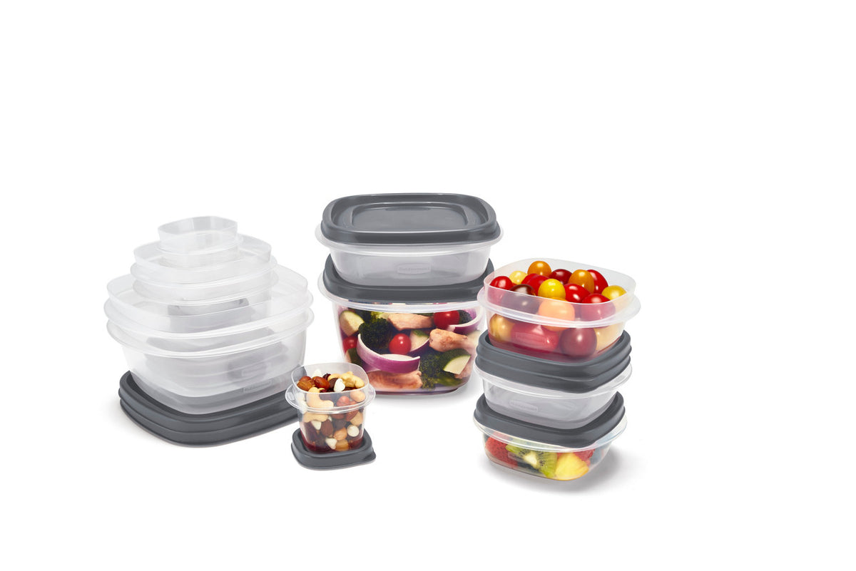EasyFindLids™ Food Storage Container Set with SilverShield® Antimicrobial Product Protection - US 08621