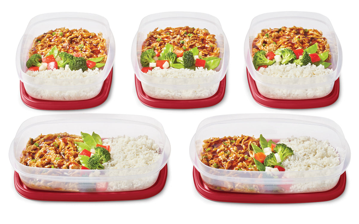 EasyFindLids™ Medium Food Storage Containers, Rectangle - US 05430