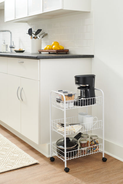 Wheeled Cart 3-Tier - US 15742