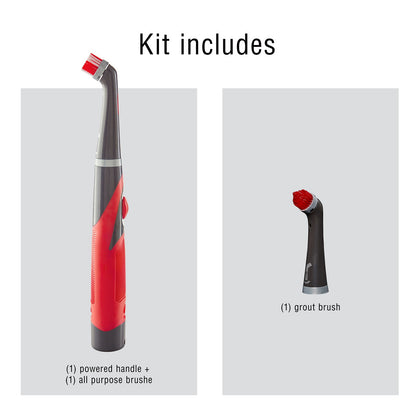 Power Scrubber with 1 All-Purpose Scrubbing Head and 1 Grout Scrubbing Head - US 40238