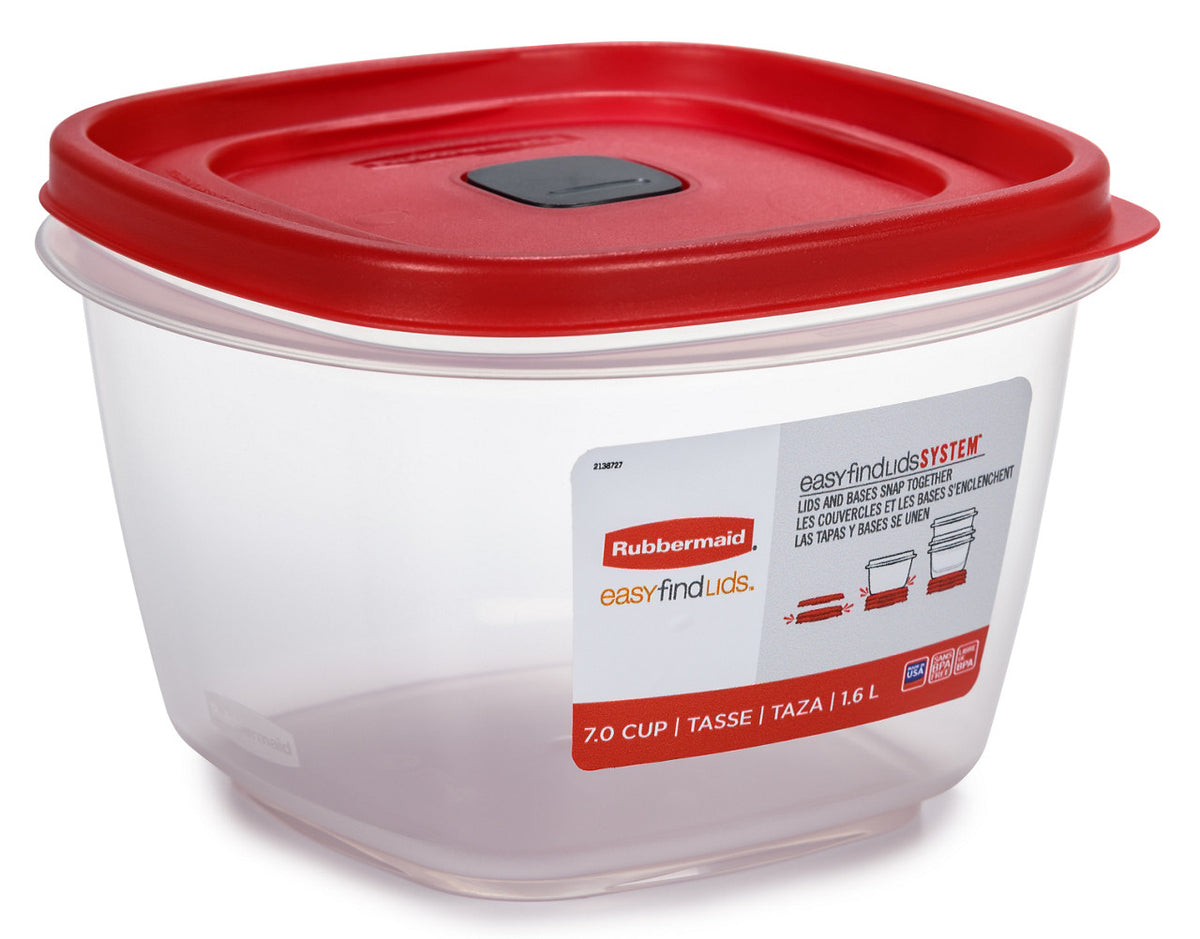 EasyFindLids™ with Vents Medium Container, Square - US 82377