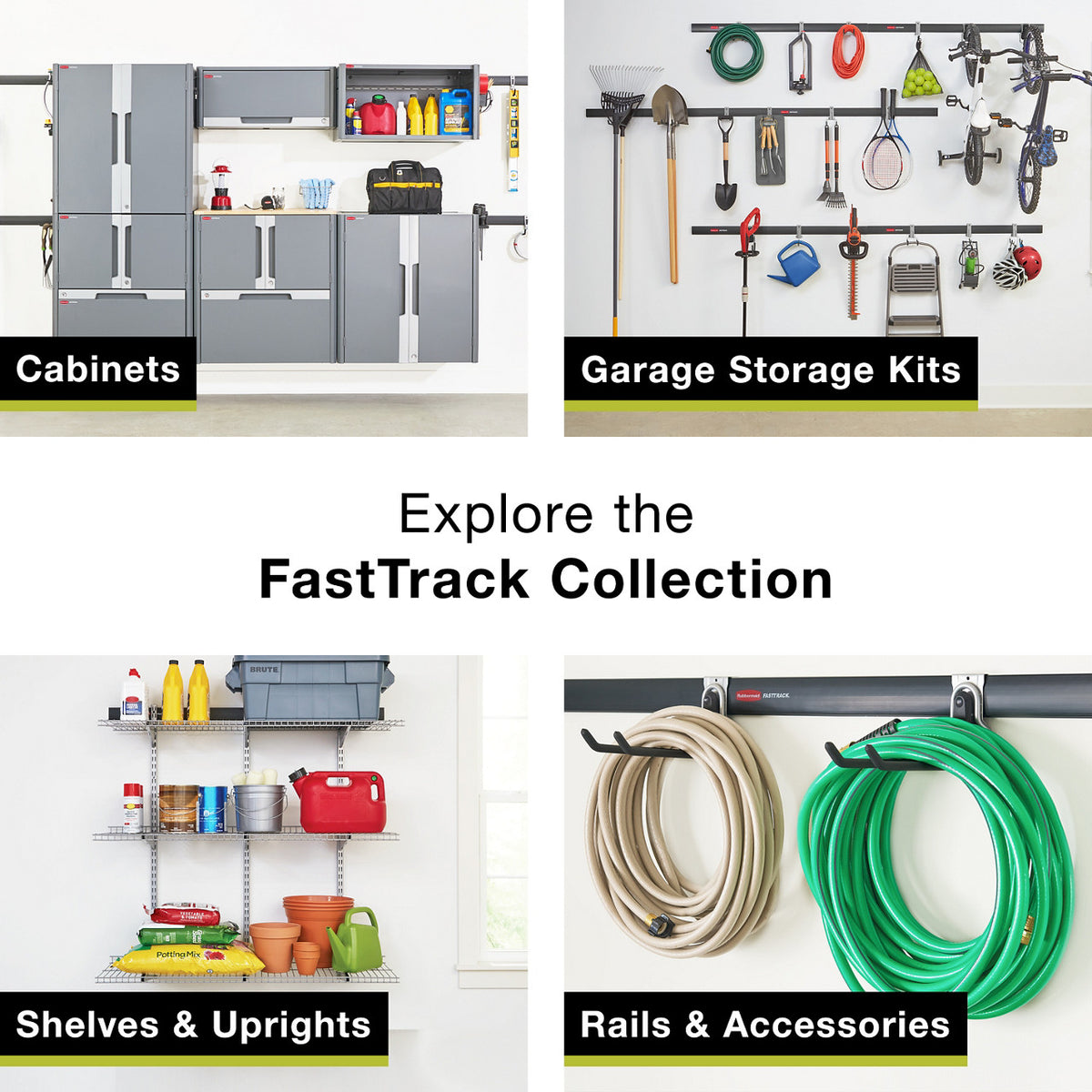 FastTrack 6 Piece Outdoor Tool Kit, Garage Organization - US 98389