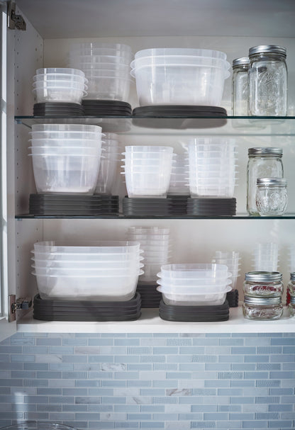 EasyFindLids™ Food Storage Container Set with SilverShield® Antimicrobial Product Protection - US 08621