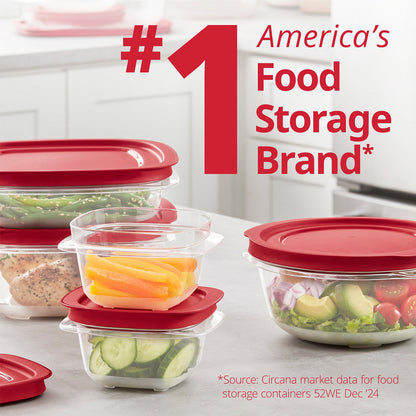 EasyStore Food Storage Containers, 2-pack Square - US 02806