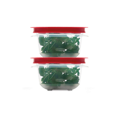 EasyStore Food Storage Containers, 2-pack Square - US 02806