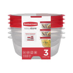 EasyStore Food Storage Containers, 3-pack Round - US 59187