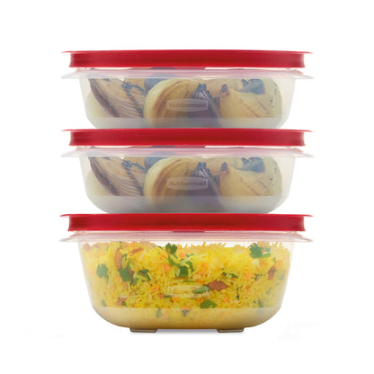 EasyStore Food Storage Containers, 3-pack Round - US 59187