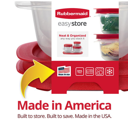 EasyStore Food Storage Containers, 2-pack Rectangle - US 52971
