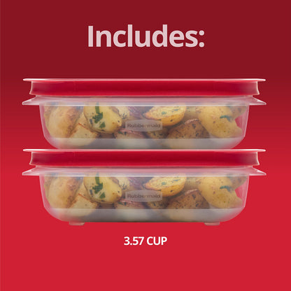 EasyStore Food Storage Containers, 2-pack Rectangle - US 52971