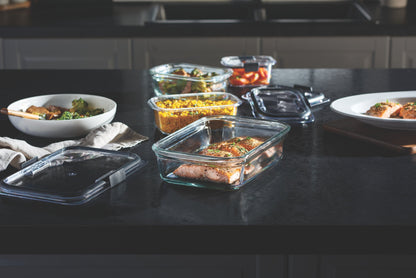 Brilliance™ Glass Food Storage Container, Large Rectangle - US 58690
