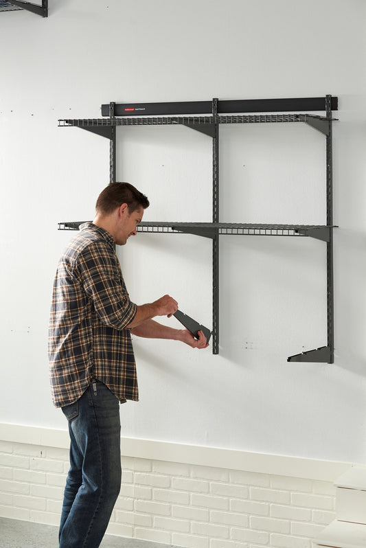 FastTrack® Rail Garage Shelf Bracket with Speed Clips - US 55204