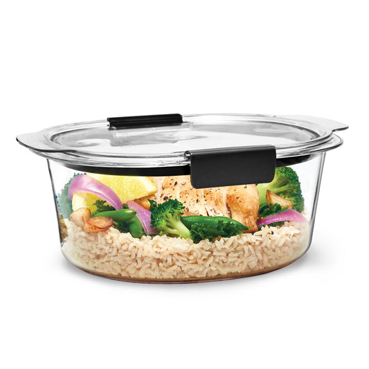 Rubbermaid Brilliance® Round Leak Proof Food Storage Container, 6.97 cup - US 15754