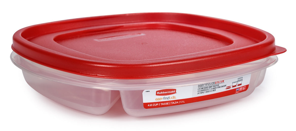 EasyFindLids™ Medium Food Storage Container, Divided - US 05106