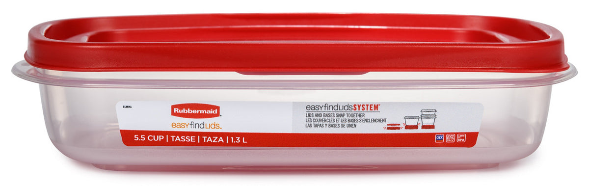 EasyFindLids™ Medium Food Storage Container, Rectangle - US 20287