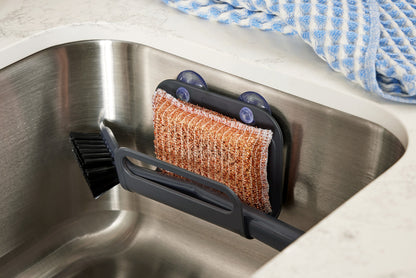 Rubbermaid® Antimicrobial Sponge Holder, Sponge Caddy, Raven Grey - US 09448