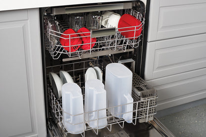 Compact Pitcher with Premium Lid, Plastic Pitcher with Multifunction Lid, 2 Quart - US 86303